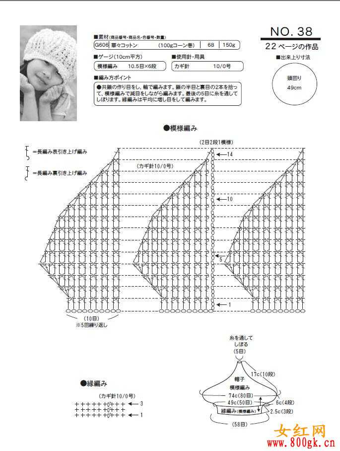 [帽子類] 多款漂亮帽子, 有圖解 - 陳金仙 - chen747501189 的博客
