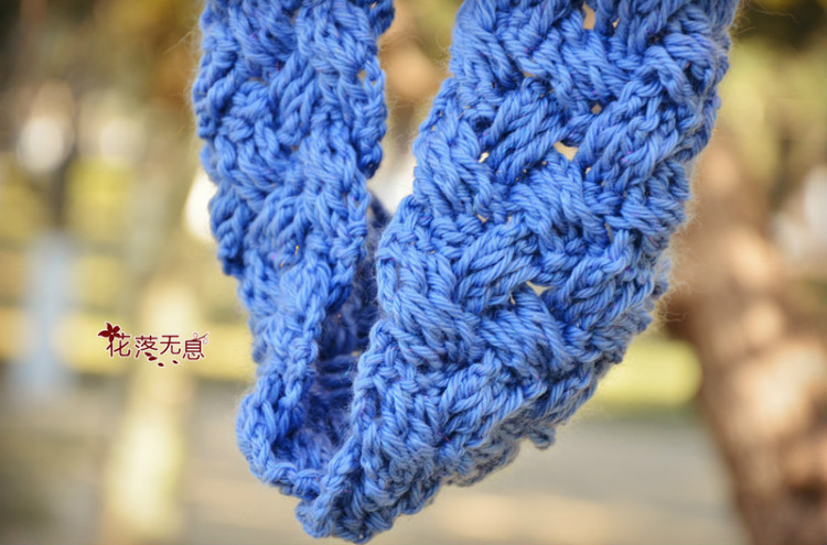 海藻--秋冬實(shí)用圍巾（2014.37） - 花落無息 - 花落無息