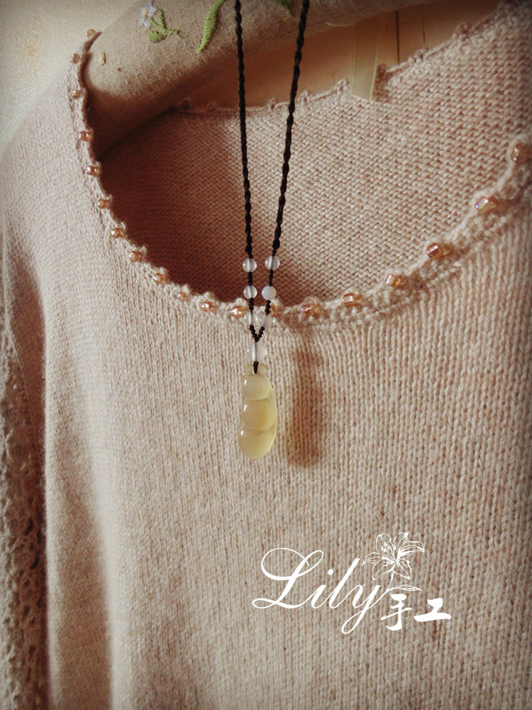 【Lily手工】--薇薇--鉤織結(jié)合實(shí)用羊絨衫 - Lily - Lily的手工編織天地
