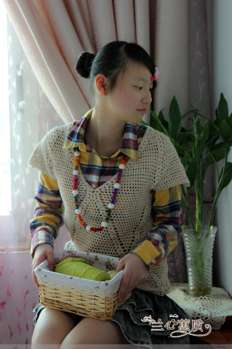 云彩~~簡單個(gè)性鉤針背心（蘭心蕙質(zhì)201414） - 蘭心蕙質(zhì) - 蘭心蕙質(zhì)藍(lán)云海