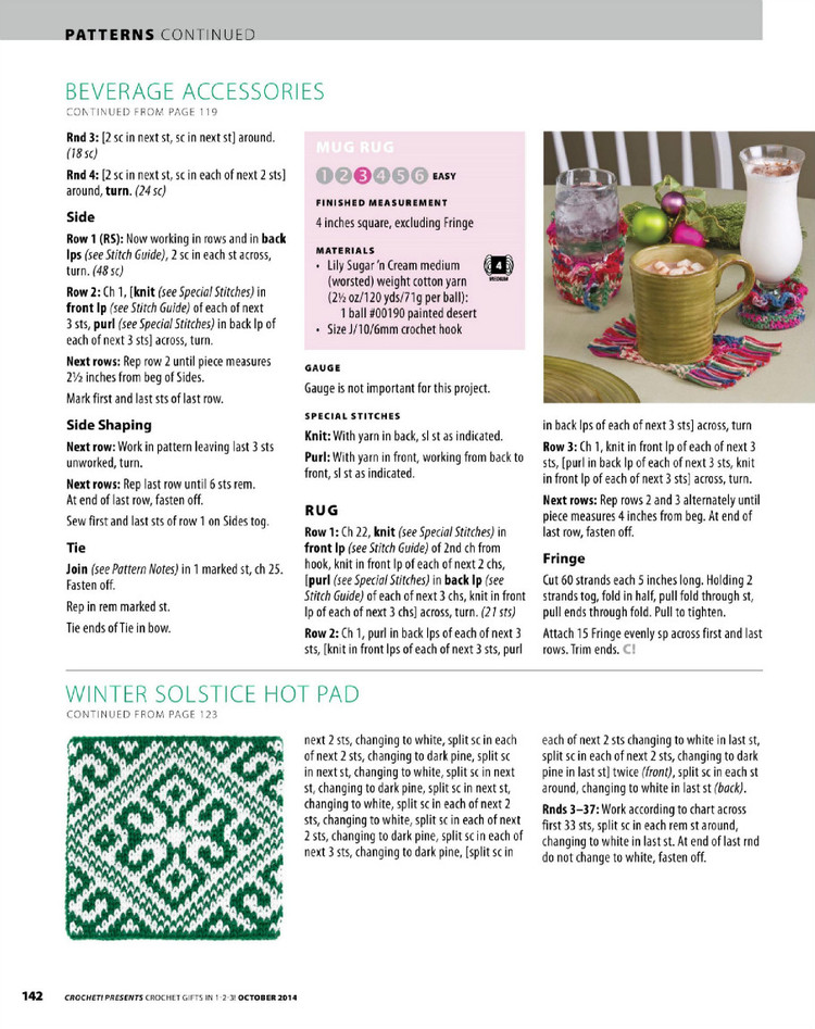 Crochet Gifts in 1-2-3  October 2014 - 輕描淡寫 - 輕描淡寫