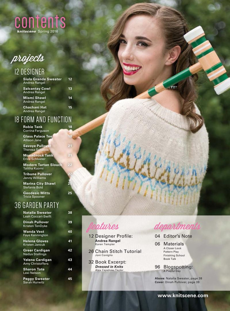 Knitscene  Spring 2016 - 輕描淡寫 - 輕描淡寫