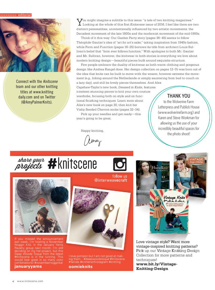 Knitscene  Spring 2016 - 輕描淡寫 - 輕描淡寫