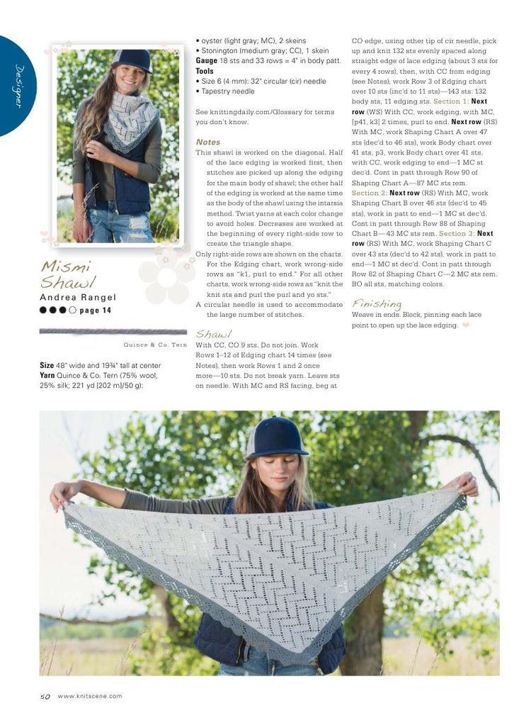 Knitscene  Spring 2016 - 輕描淡寫 - 輕描淡寫