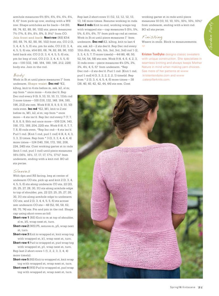 Knitscene  Spring 2016 - 輕描淡寫 - 輕描淡寫