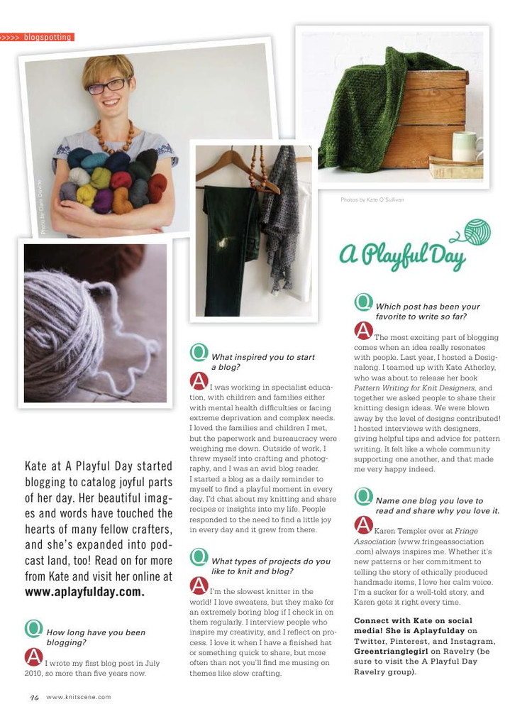 Knitscene  Spring 2016 - 輕描淡寫 - 輕描淡寫