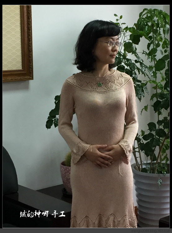 桑果果真絲裙——201608 - 餓的神哪 - 餓的神哪的編織小屋