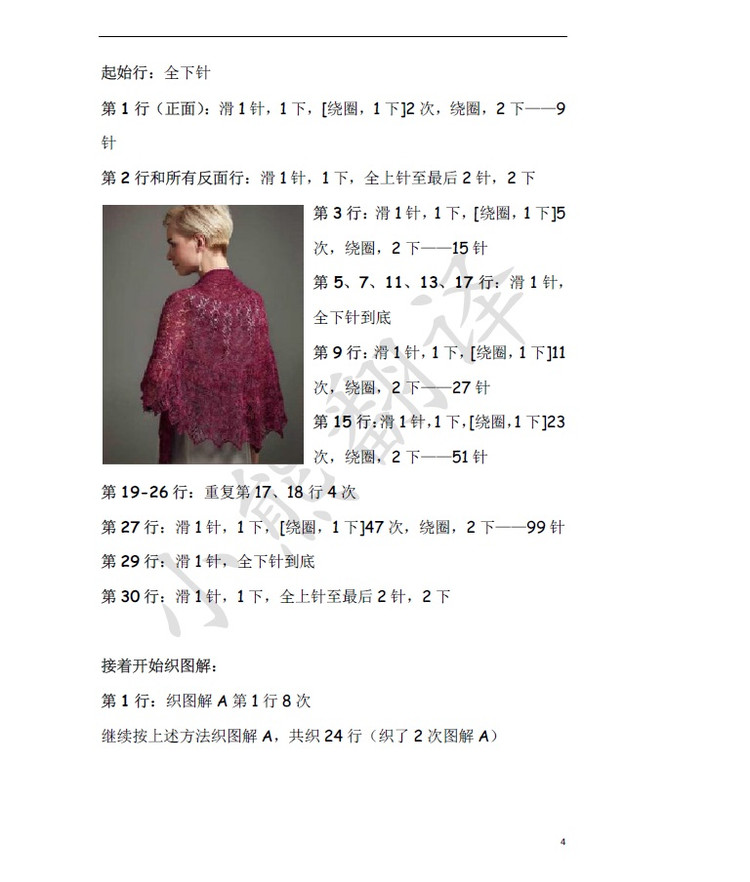 小熊翻譯——Albertine紅莓果披肩 - ferrero1869 - 小熊的天地