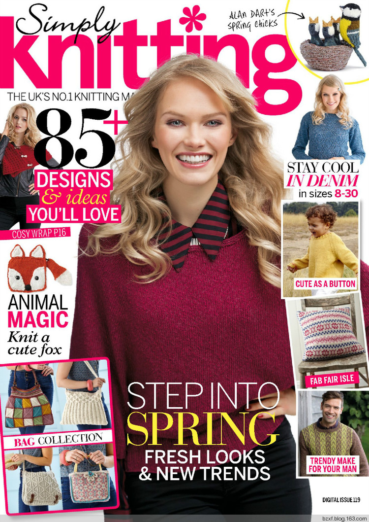 Simply Knitting №119 Spring 2014 - 編織幸福 - 編織幸福的博客