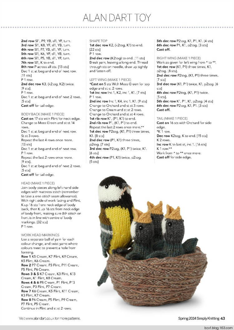 Simply Knitting №119 Spring 2014 - 編織幸福 - 編織幸福的博客