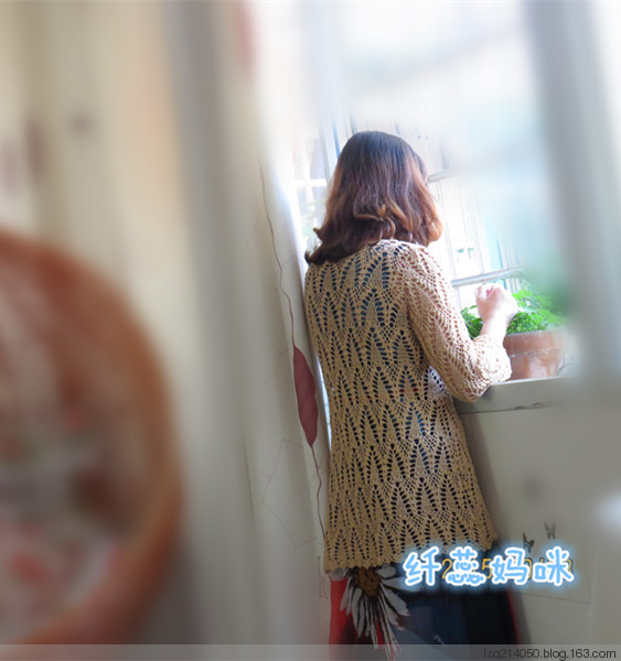 錦秋——蕾絲鉤針長衫 - 纖蕊媽媽 - 蕊媽的博客