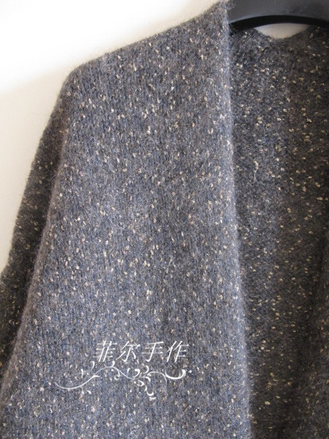 【菲爾手作】大牌開衫季之星爍---中長款韓版開衫（美圖+女兒秀) - 菲爾 - 菲爾的編織博客