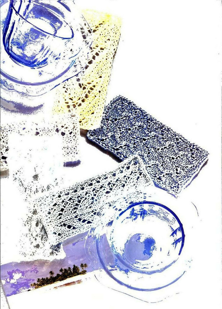 300 Knitting patterns book (鏤空花樣）一 - 非編魚 - 非編魚的博客