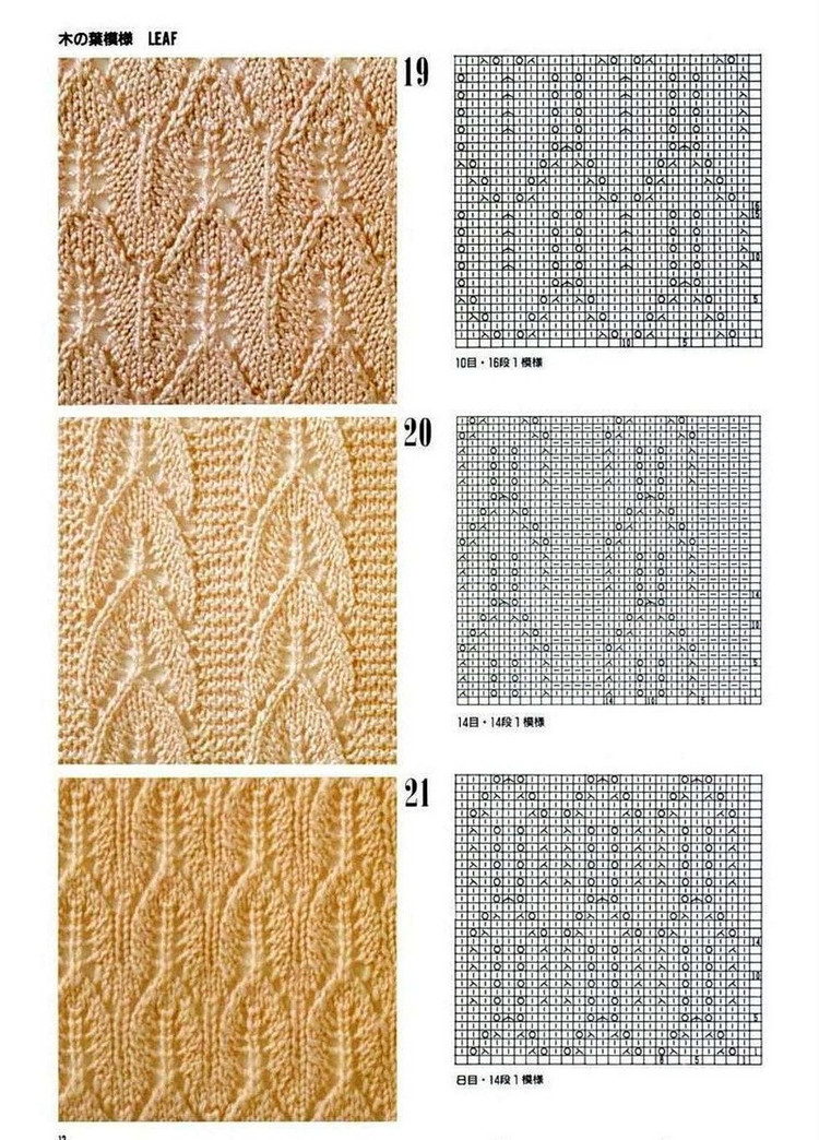 300 Knitting patterns book (鏤空花樣）一 - 非編魚 - 非編魚的博客