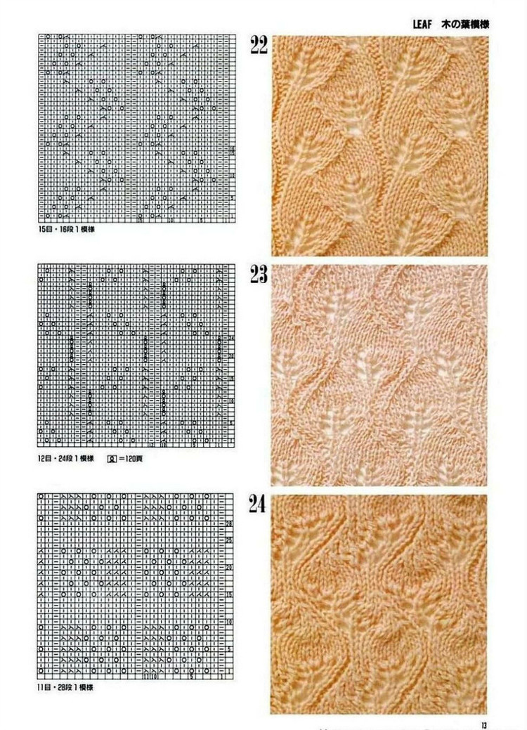 300 Knitting patterns book (鏤空花樣）一 - 非編魚 - 非編魚的博客