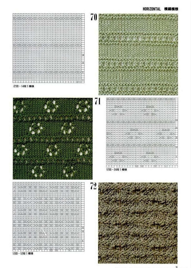 300 Knitting patterns book (鏤空花樣）一 - 非編魚 - 非編魚的博客