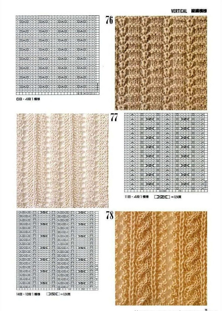 300 Knitting patterns book (鏤空花樣）一 - 非編魚 - 非編魚的博客