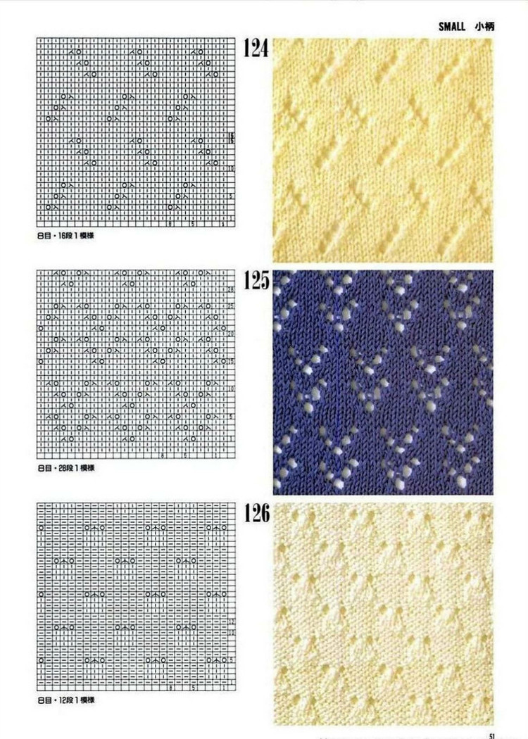 300 Knitting patterns book (鏤空花樣）一 - 非編魚 - 非編魚的博客