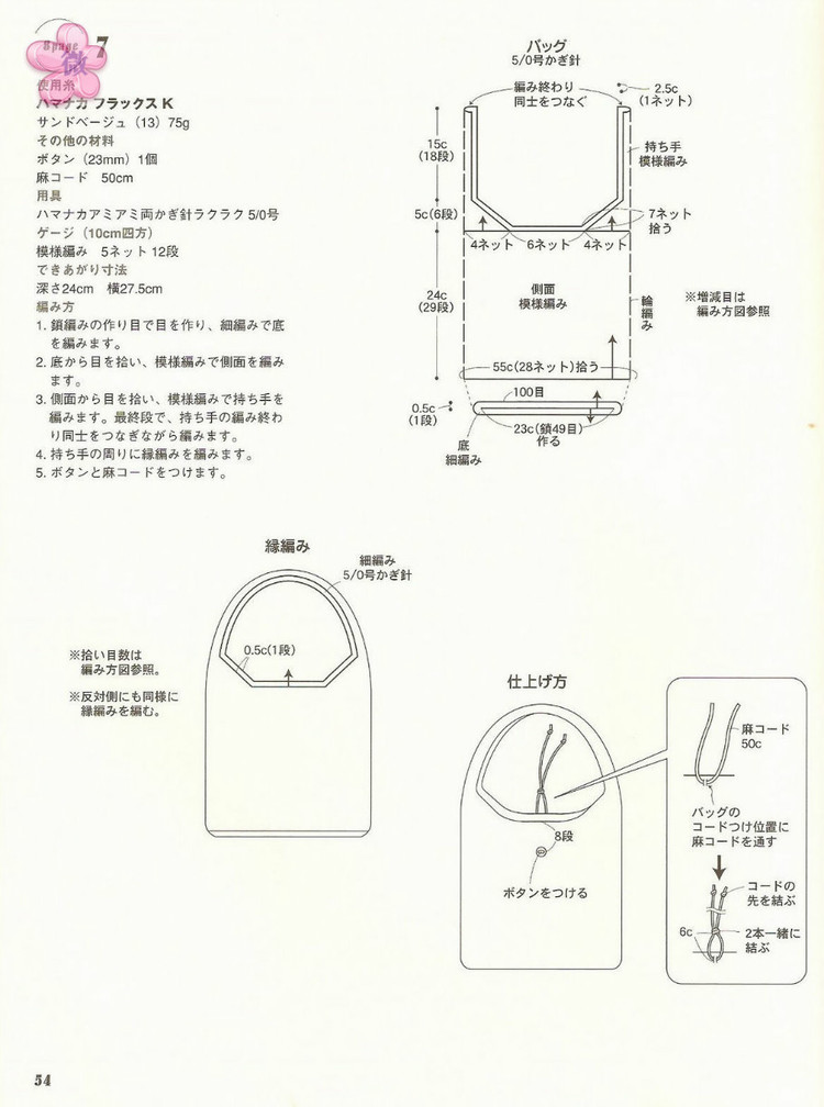 鉤針春夏小物NO2823 - cissy-xi - cissy-xi的博客