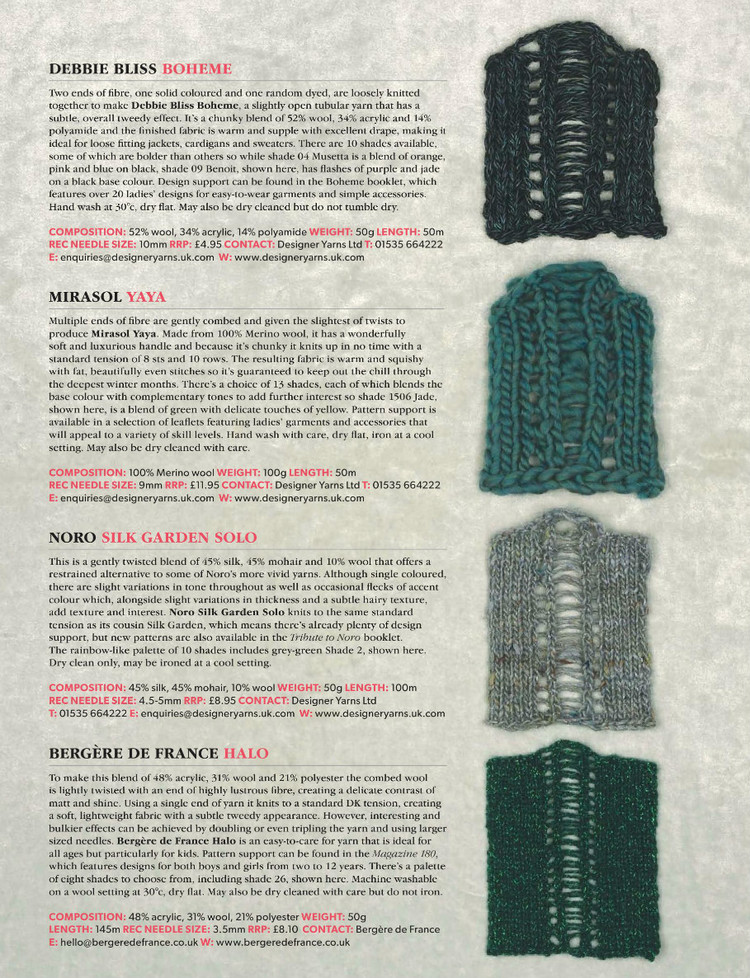 Knitting  Issue 149 2015 - 輕描淡寫 - 輕描淡寫