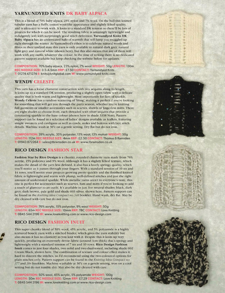 Knitting  Issue 149 2015 - 輕描淡寫 - 輕描淡寫