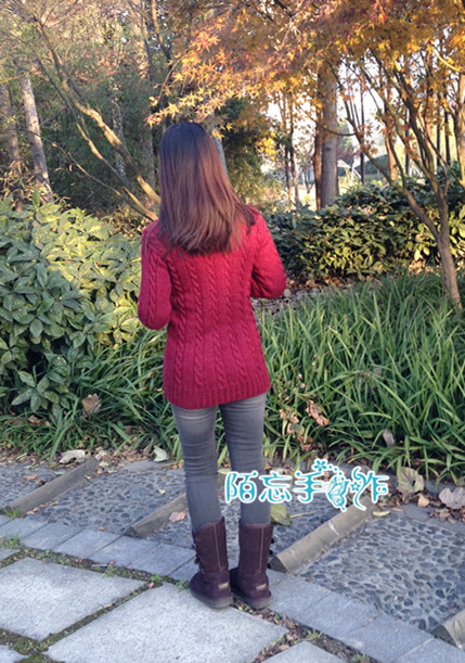 流年----適合新手的實(shí)用高領(lǐng)套頭毛衣 - 陌陌 - 陌忘手工博客