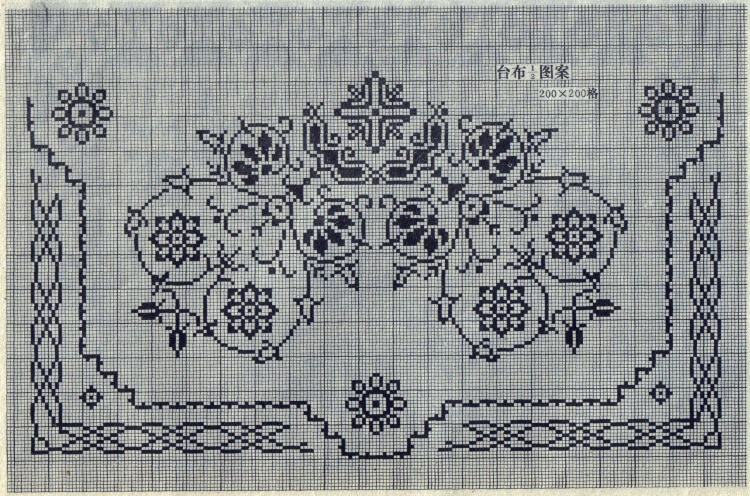 八十年代的鉤針蕾絲方格圖案 - 茗宴 - 茗香夜宴