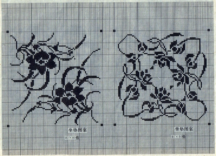 八十年代的鉤針蕾絲方格圖案 - 茗宴 - 茗香夜宴