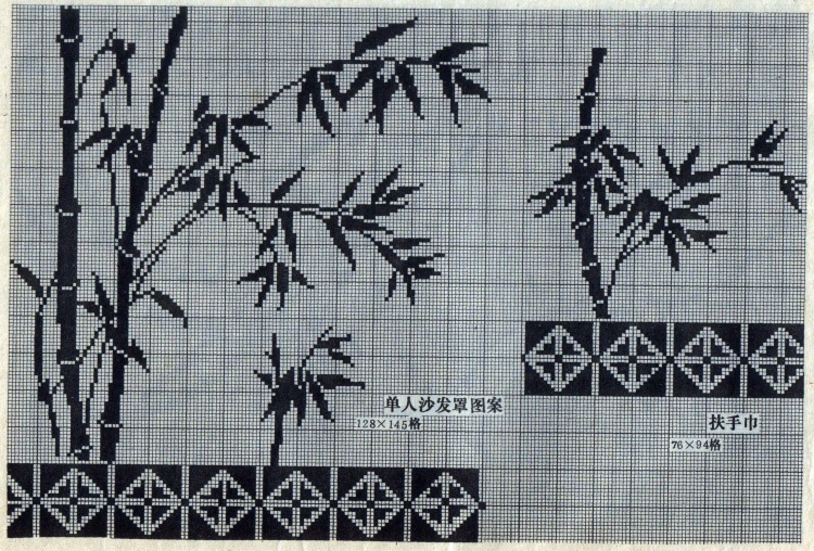 八十年代的鉤針蕾絲方格圖案 - 茗宴 - 茗香夜宴