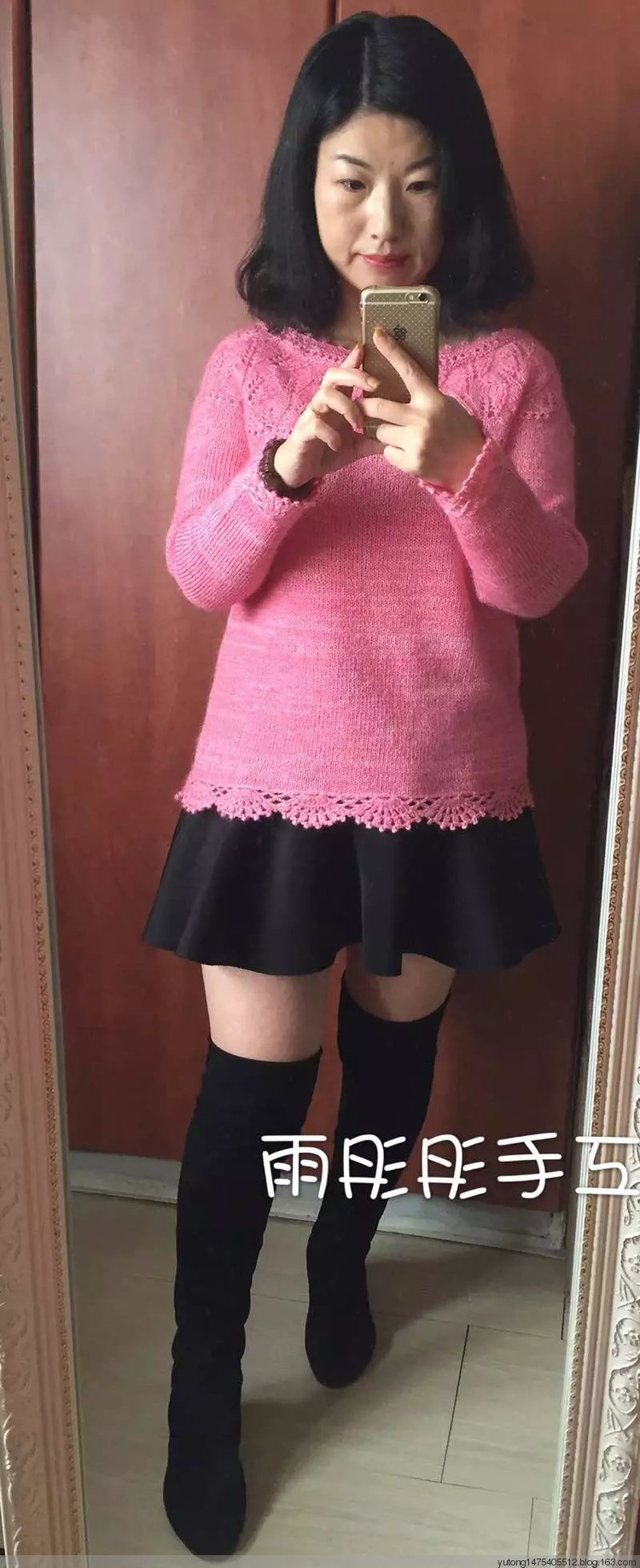 雨彤彤手工~~思念~~改版舒舒翻譯款圓肩套頭衫 - 雨彤彤 - 雨彤彤的編織博客