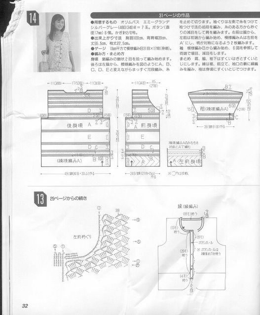 【轉(zhuǎn)載】Lets knit serics -- 美針編春夏 7  - 荷塘秀色 - 茶之韻
