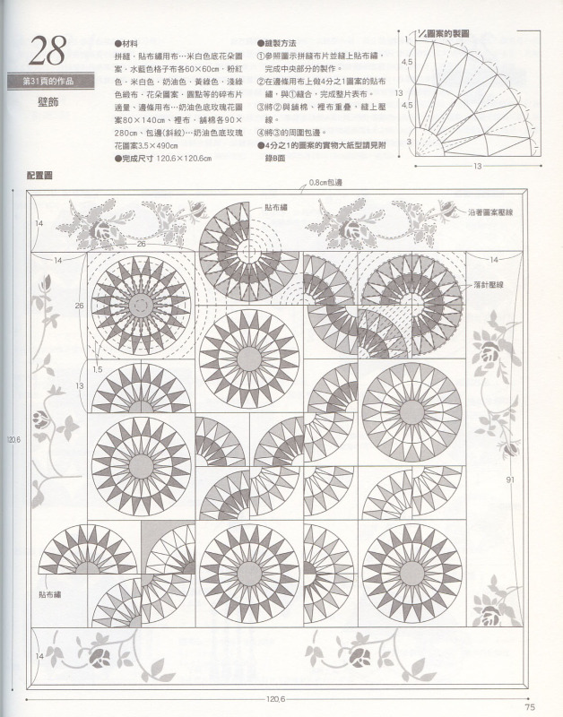 崗本洋子的花之拼布(全書上傳) - 流星 - 流星的博客