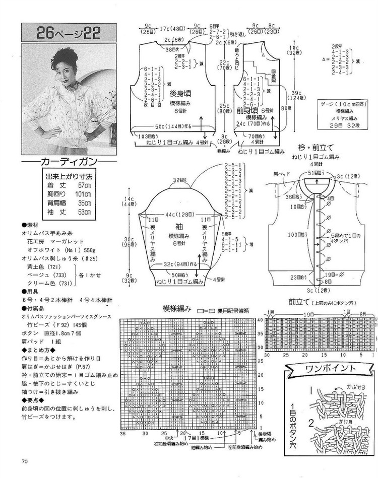 岡江長久美子が著る春夏ニツト №531  1991 - 壹一 - 壹一的博客