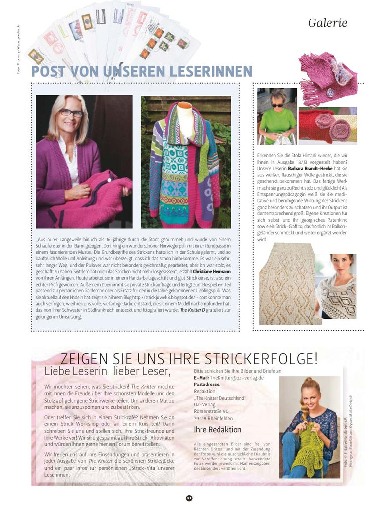 The Knitter Issue 20 2014 - 輕描淡寫 - 輕描淡寫