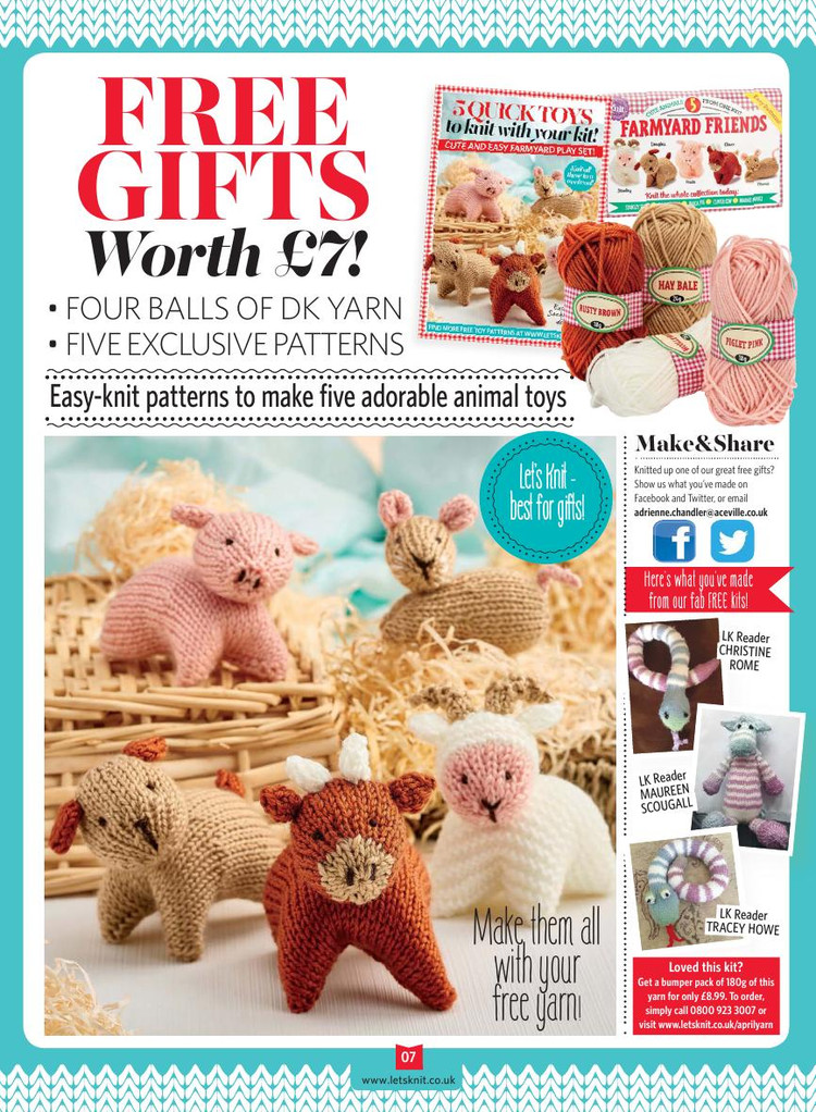 Lets Knit Issue 105  May 2016 - 輕描淡寫 - 輕描淡寫