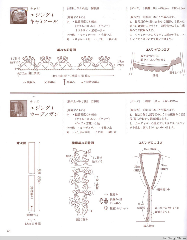 鉤針花朵圖案 - 編織幸福 - 編織幸福的博客