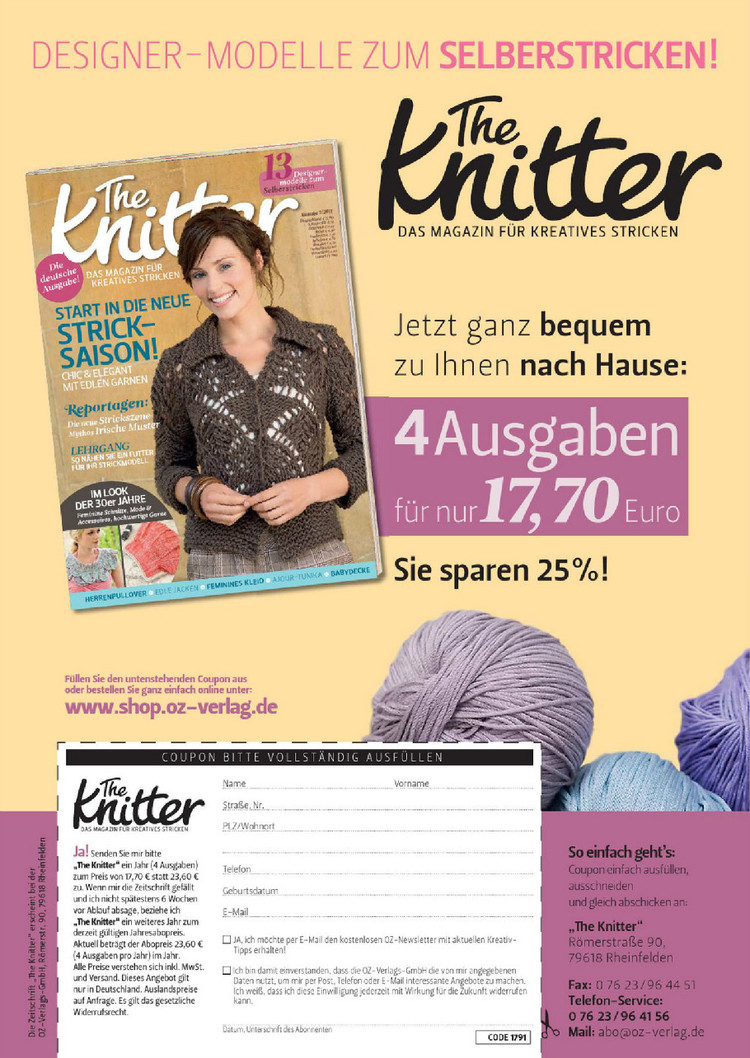 The Knitter №8 2011 - 輕描淡寫 - 輕描淡寫