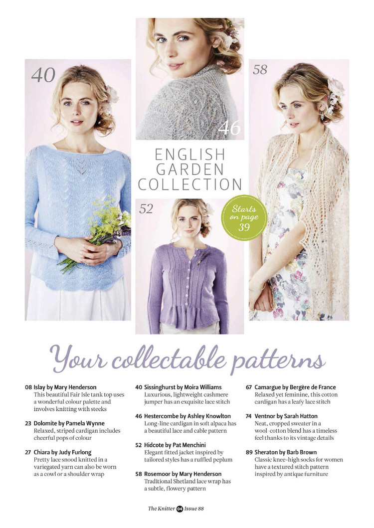 The Knitter  Issue 88 2015 - 輕描淡寫 - 輕描淡寫