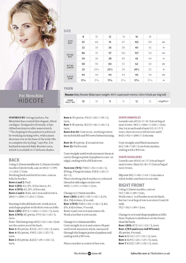 The Knitter  Issue 88 2015 - 輕描淡寫 - 輕描淡寫