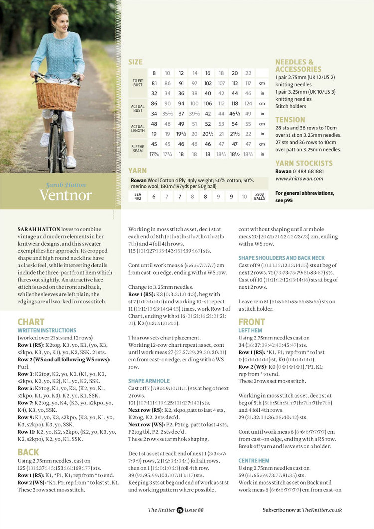 The Knitter  Issue 88 2015 - 輕描淡寫 - 輕描淡寫