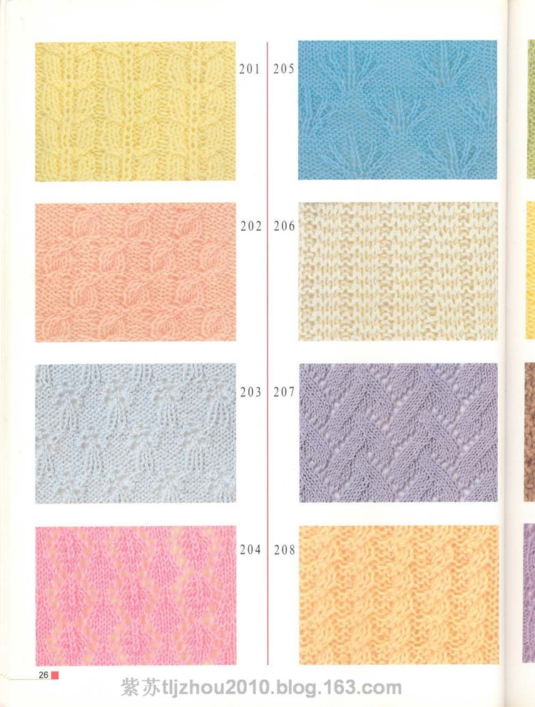 Knitting patterns---棒針花樣專輯 - 紫蘇 - 紫蘇的博客