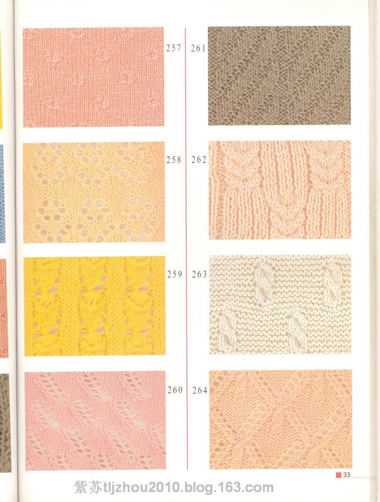 Knitting patterns---棒針花樣專輯 - 紫蘇 - 紫蘇的博客