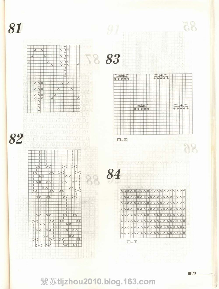 Knitting patterns---棒針花樣專輯（1） - 紫蘇 - 紫蘇的博客