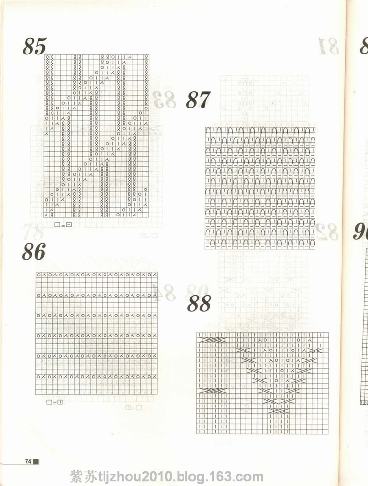Knitting patterns---棒針花樣專輯（1） - 紫蘇 - 紫蘇的博客