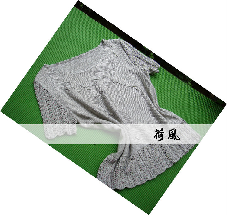 半夏——真絲蕾絲短袖 - 七月.荷風(fēng) - 水殿風(fēng)來(lái)