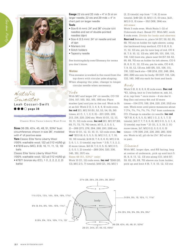 Knitscene  Spring 2016 - 輕描淡寫 - 輕描淡寫