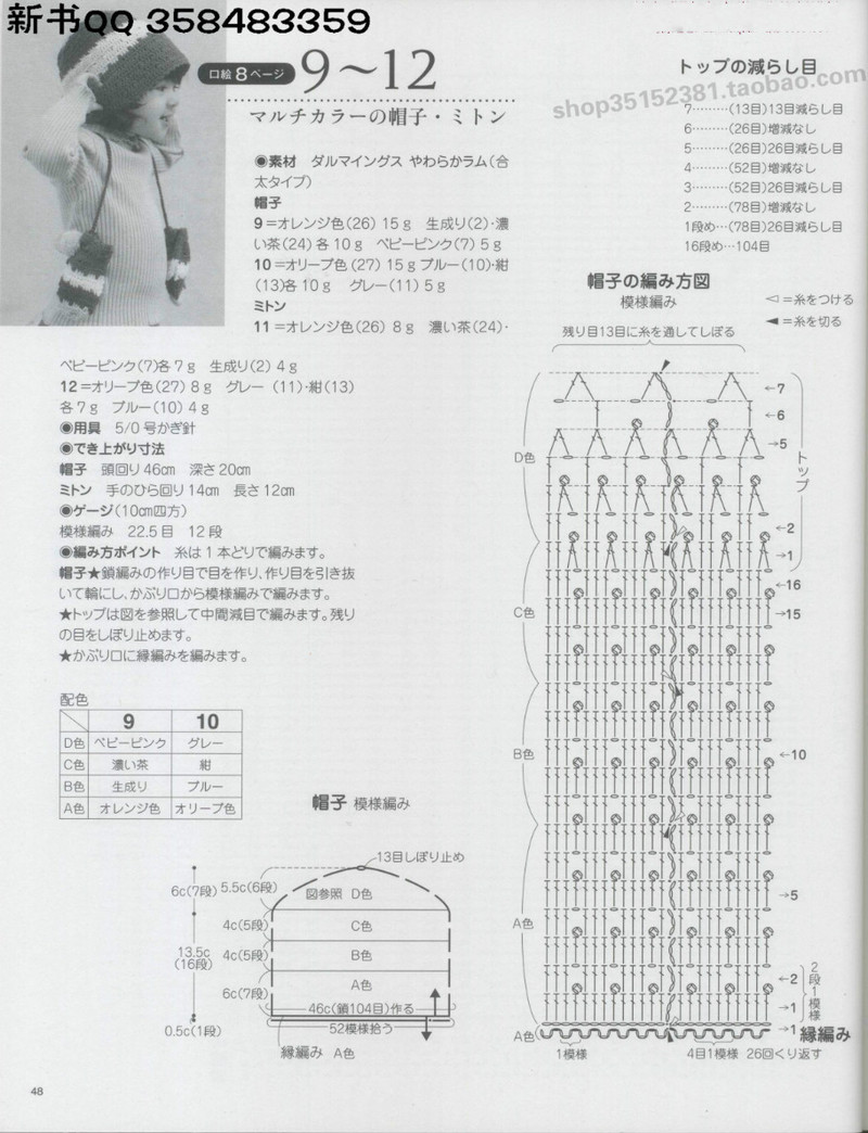[日]俏皮可愛3-5歲兒童童裝毛衣編織IDY手作教程 - li98929 - 老妖兒的博客