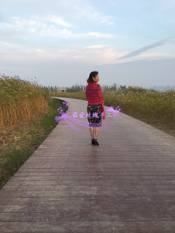 顰顰-----羊毛蕾絲披肩 - 最愛玫瑰 - 最愛玫瑰的博客