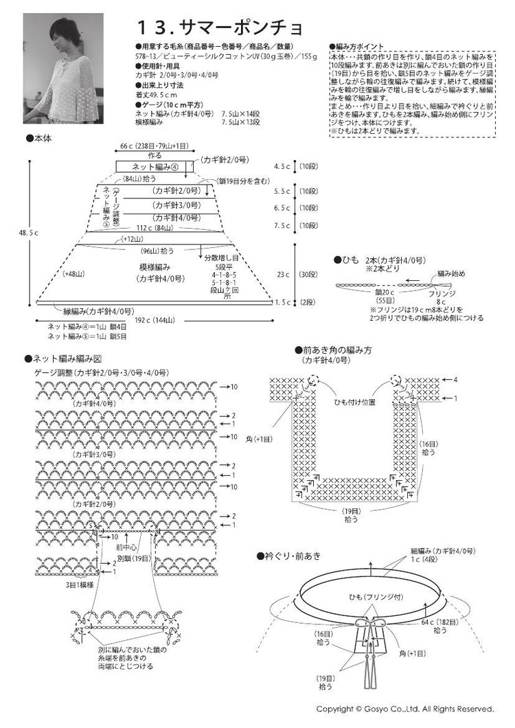 改版漁網(wǎng)小花圓肩罩衣：桃花劫（1523） - 淺淺柏伊 - 淺淺柏伊