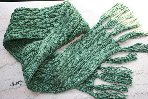 終于找到 A Reversible Cable Pattern - 彩虹橋 - 彩虹橋